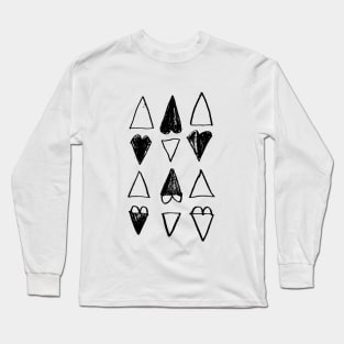 Heart Triangles Long Sleeve T-Shirt